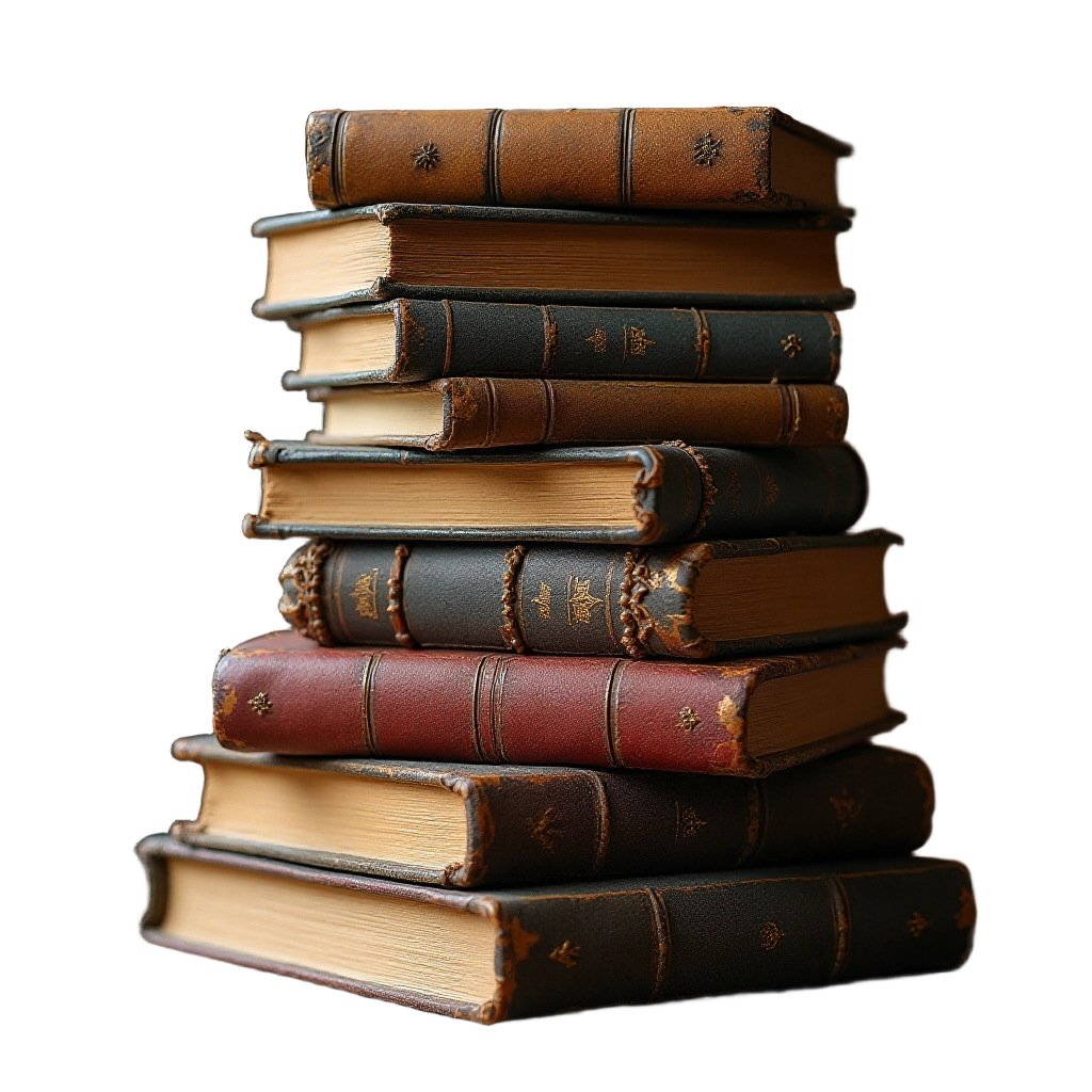 Stack of Antique Books